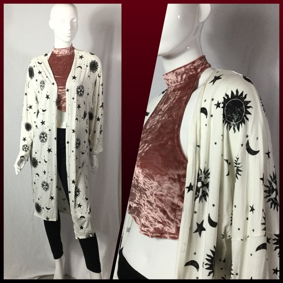 sun and moon cardigan